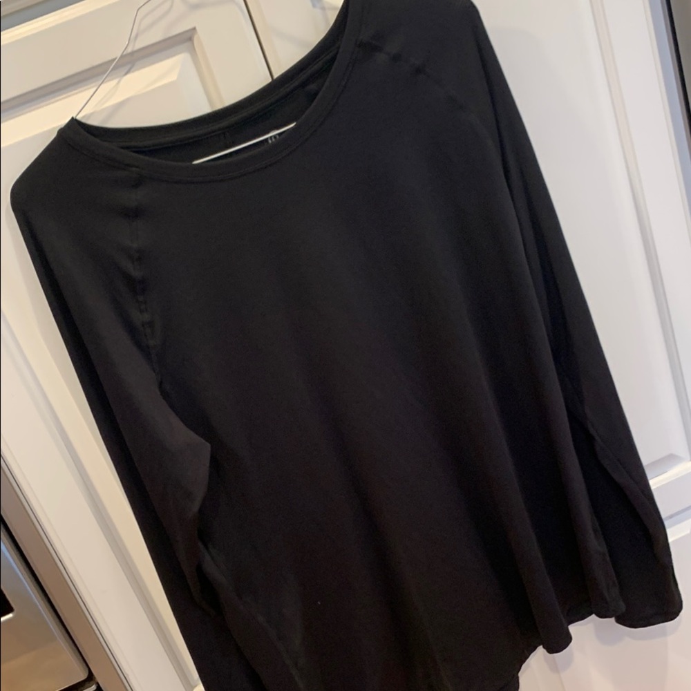 Champion Black Relaxed Long Sleeve Tee. Size XL